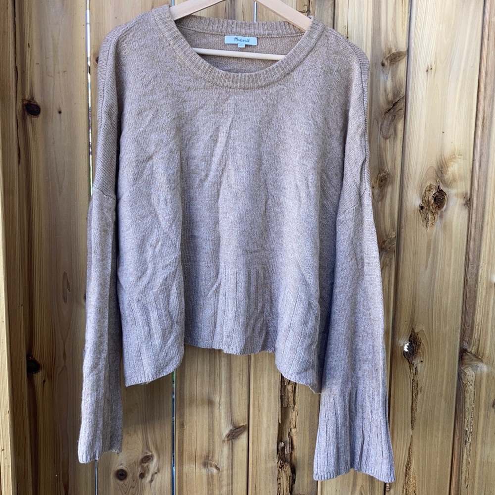 Madewell Sweater with bell sleeves